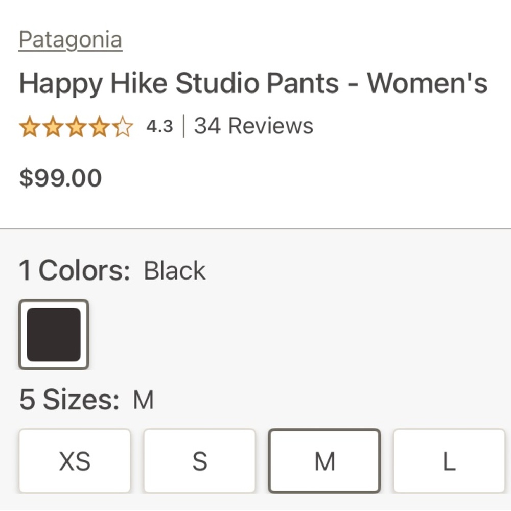 Patagonia Happy Hike Studio Pants - Women's - Picture 4 of 5